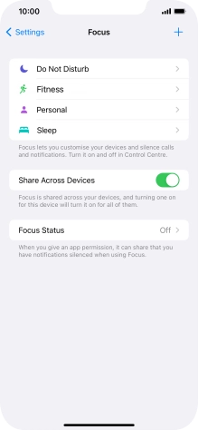 Press Do Not Disturb.