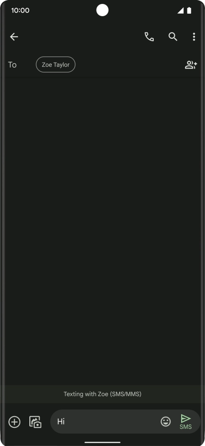 Press the picture icon.