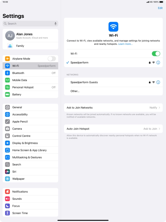 Slide your finger upwards starting from the bottom of the screen to return to the home screen.