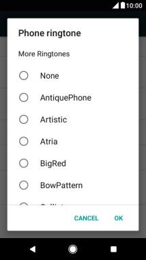 Press More Ringtones.