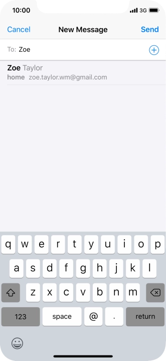 Press the required contact.