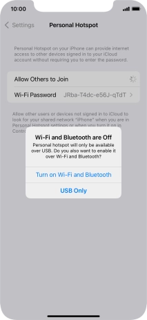 If Wi-Fi is turned off, press Turn on Wi-Fi and Bluetooth.