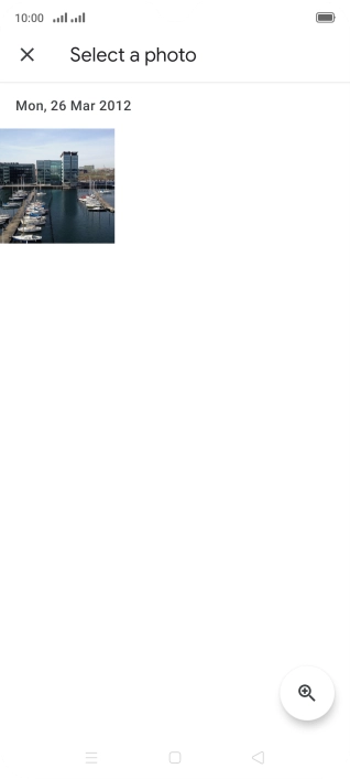 Press the required picture.