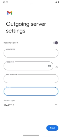 Press the drop down list below 