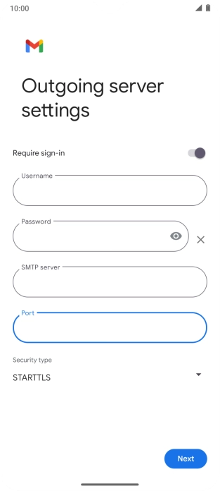 Press the drop down list below 