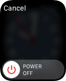 Press and drag the power off icon right.