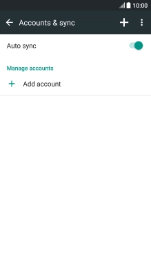 Press the add account icon.