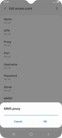Key in 10.202.002.060 and press OK.