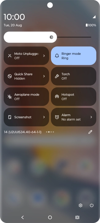 Press the sound mode icon the necessary number of times to turn the function on or off.