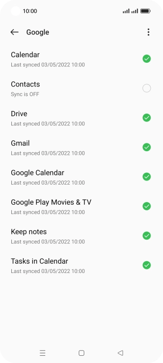 Press the field next to 