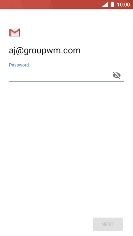 Press the field below 