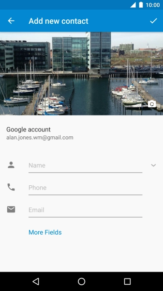 Press Name and key in the name.