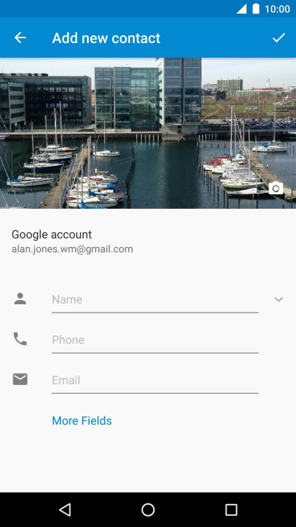 Press Name and key in the name.