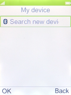 Select Search new device.