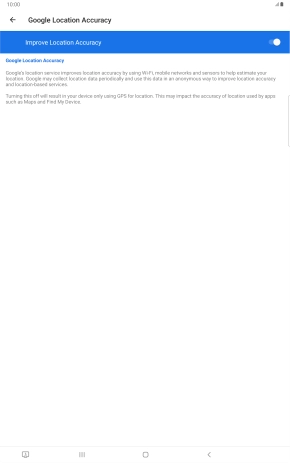 If you press the indicator next to 