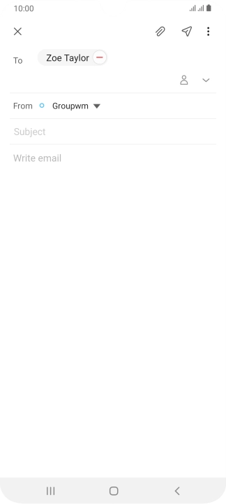 Press Subject and key in the required subject.