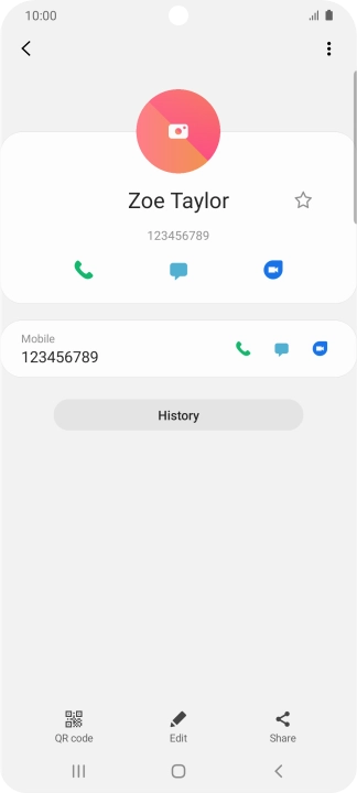 Press the Home key to return to the home screen.