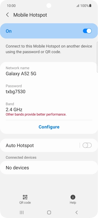 Press the Home key to return to the home screen.