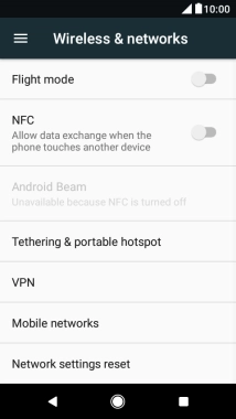 Press Mobile networks.