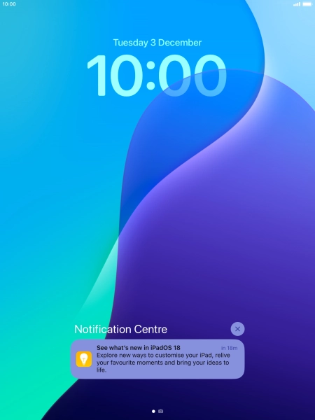 Press the required notification and follow the instructions on the screen to use the selected function.
