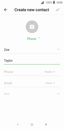 Press Phone and key in the required phone number.