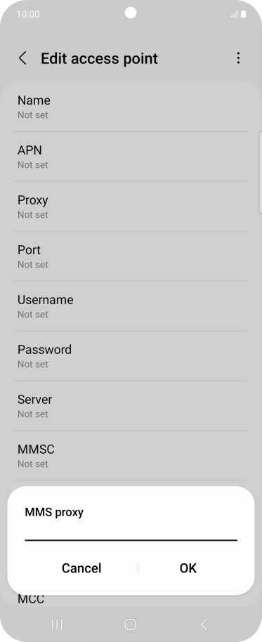 Key in 10.202.002.060 and press OK.
