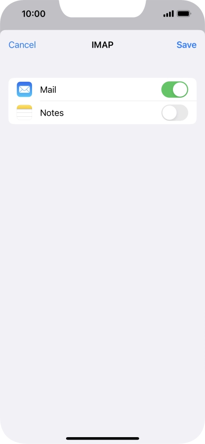 Press Save. Your email account has now been set up. To select more settings for incoming and outgoing server, proceed with the following steps.
