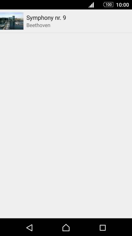 Press the required audio file.