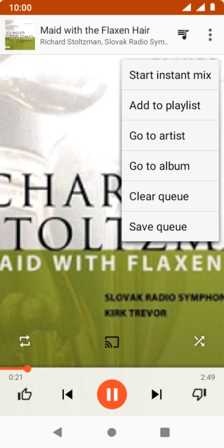 Press Add to playlist.