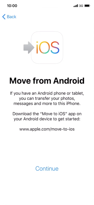 To transfer content to your phone, you need to install the app 