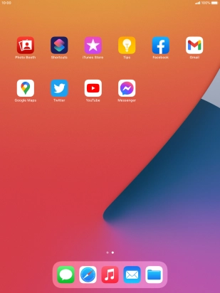 Press and hold the required app.