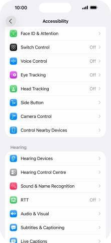 Press the required category below 
