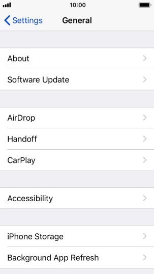 Press Background App Refresh.