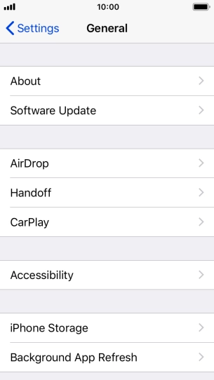 Press Software Update. If a new software version is available, it's displayed. Follow the instructions on the screen to update the phone software.