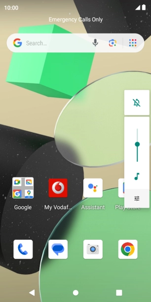 Press the silent mode icon the necessary number of times to turn off silent mode.