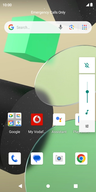 Press the silent mode icon the necessary number of times to turn off silent mode.