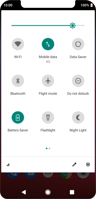 Press the Home key to return to the home screen.