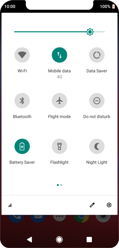 Press the Home key to return to the home screen.