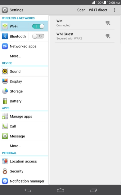 Press the Home key to return to the home screen.