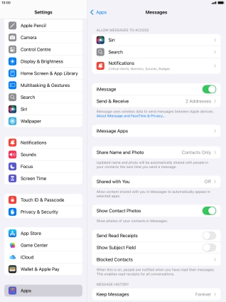 Press the Home key to return to the home screen.