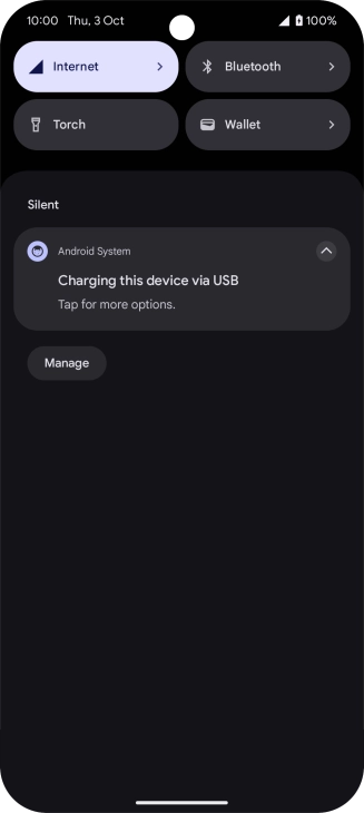 Press Tap for more options..