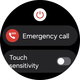 Press the power off icon.