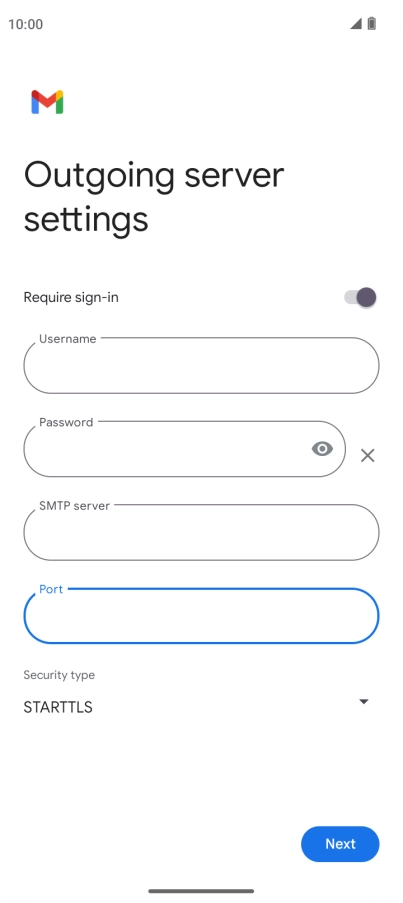 Press the drop down list below 