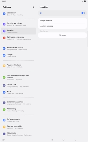 Press App permissions.