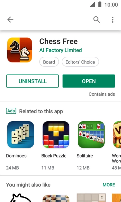 Press the Home key to return to the home screen.