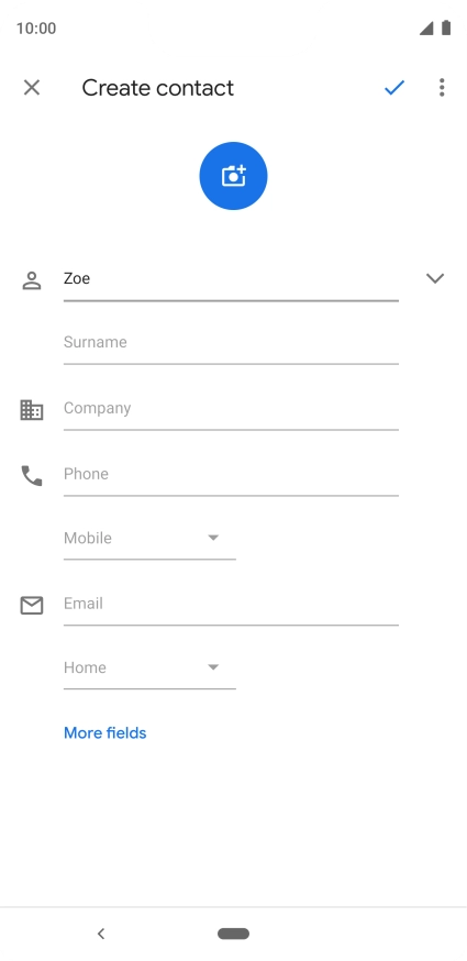 Press Surname and key in the required last name.