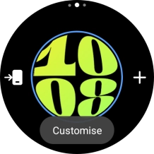 Slide your finger left on the screen.