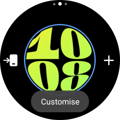 Slide your finger left on the screen.