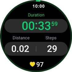 Slide your finger right starting from the left side of the screen.
