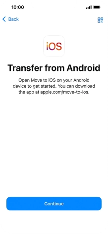To transfer content to your phone, you need to install the app 